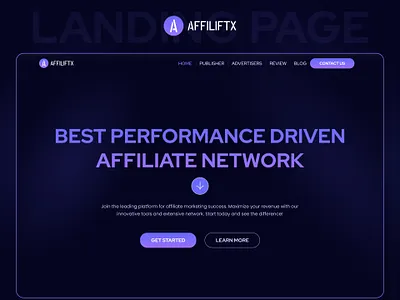 AffiLiftx - Affiliate Marketing Website Template affiliate business affiliate marketing affiliftx d2c dark design designtocodes elementor figma framer next.js optimized nextjs nextjs template one page tailwind ui website template