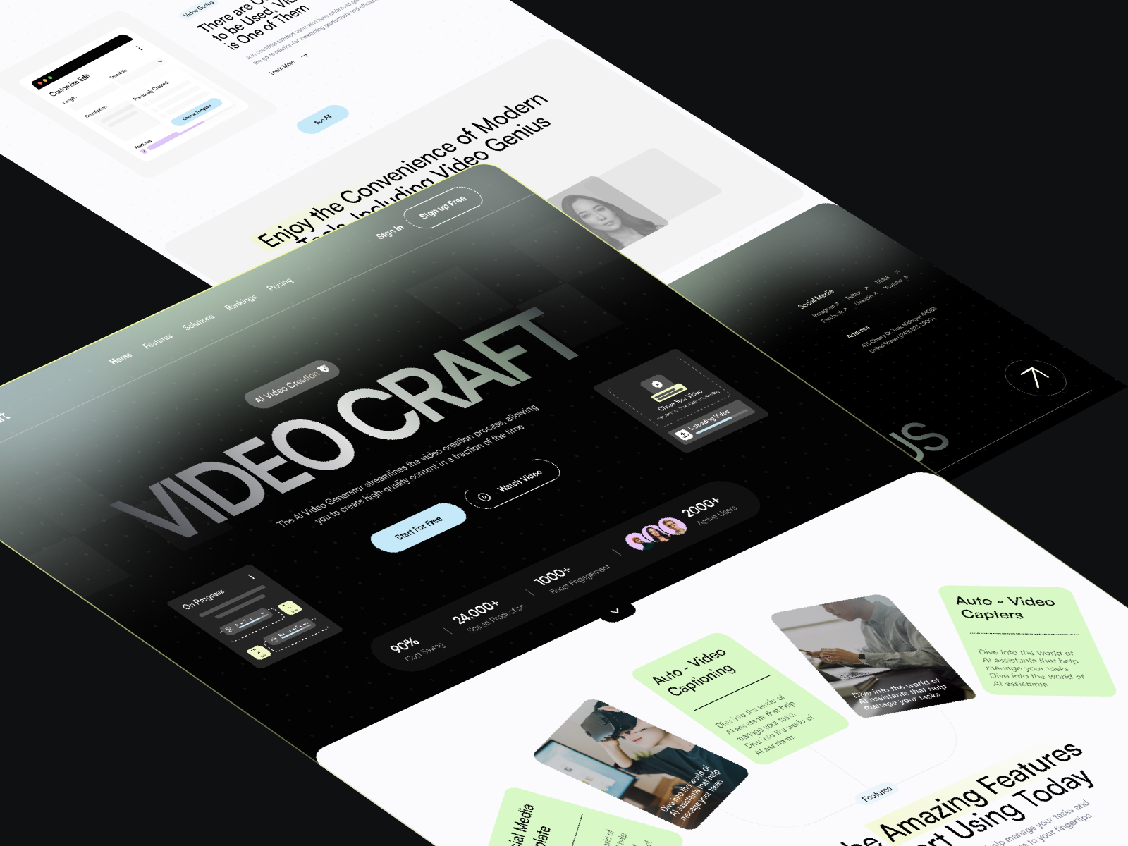 Example of Design + Webflow Or Framer Development 