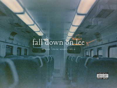 CoLAB | fall down on lee 1 branding design music typography
