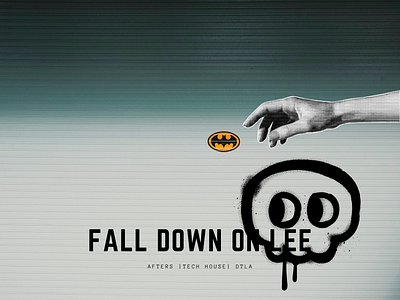 CoLAB | fall down on lee 2 branding design music typography