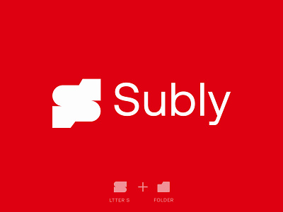 subly brand identity branding design documents file logo folder logo letter logo logo design logo designer minimal logo minimalist logo s logo startup logo