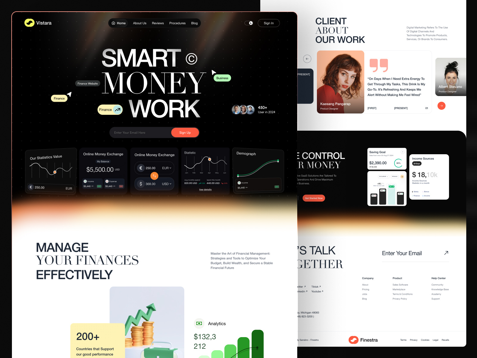 Example of Design + Webflow Or Framer Development 
