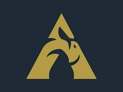 Letter A Eagle Logo For Sale a eagle falcon fearless financial hawk initial letter luxury modern phoenix