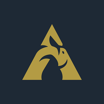 Letter A Eagle Logo For Sale a eagle falcon fearless financial hawk initial letter luxury modern phoenix