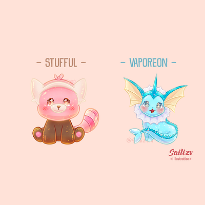 Fanart Art Kawaii by sailizv adorable adorable lovely artwork concept creative cute art design digitalart illustration