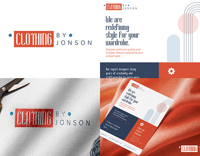 Brand Identity of Clothing By Jonson ashwastikadesignstudio brandidentity brandlaunchdesign clothingbranddesign creativedirection designforfashion designprocess designshowcase dribbbleshots fashionbranding flyerdesign freelancedesigner graphicdesigninspiration logodesign logopresentation minimaldesign mockupdesign modernbranding typographyindesign visualidentity