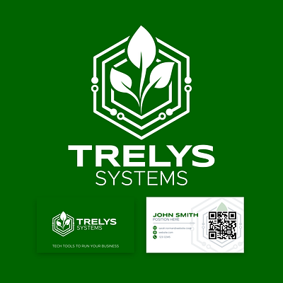 Logo and Business Card for Trelys Systems brand identity branding business card design freelance work graphic design graphic designer logo logo design logo design branding logo designer vector