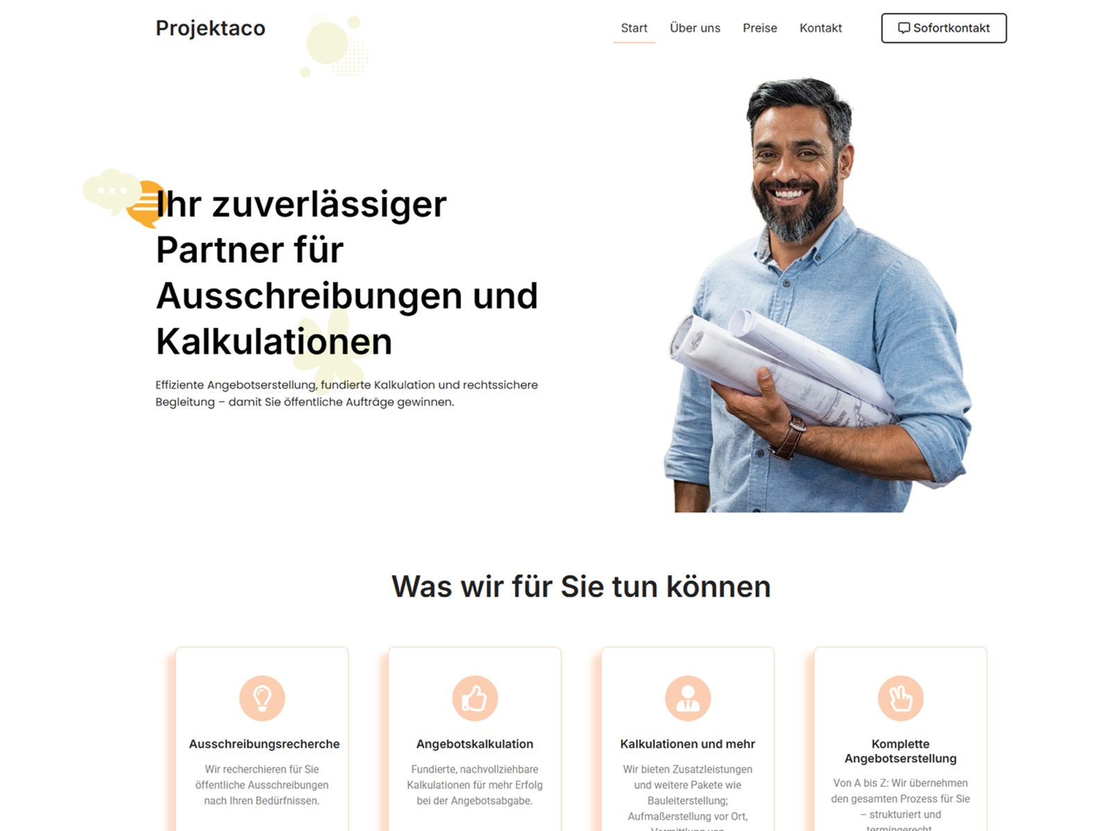 Example of Business Website Design With Word Press