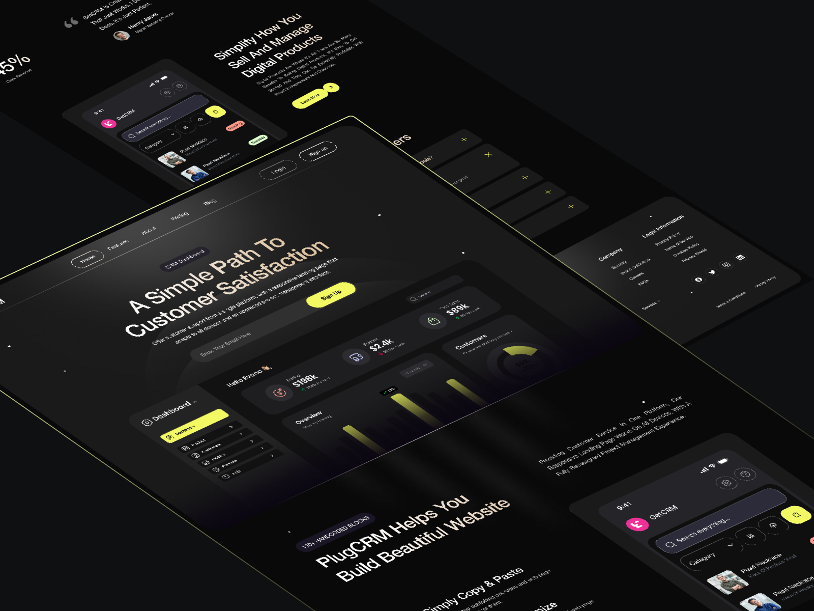 Example of Landing Page For Ai Agent Micro Saa S