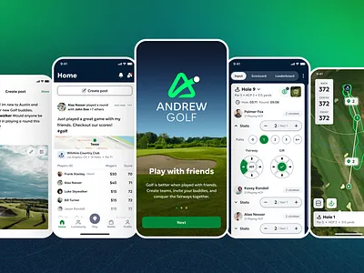 Play, Track, Bet, & Win with Friends - Mobile App Design app design community golf interaction design mobile app mobile app design product design social app social media app sports betting ui ui design ux ux design wagering