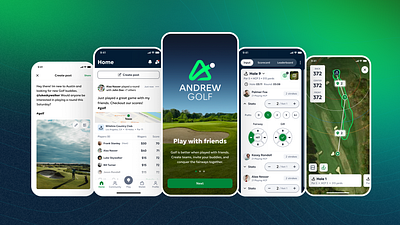 Play, Track, Bet, & Win with Friends - Mobile App Design app design community golf interaction design mobile app mobile app design product design social app social media app sports betting ui ui design ux ux design wagering