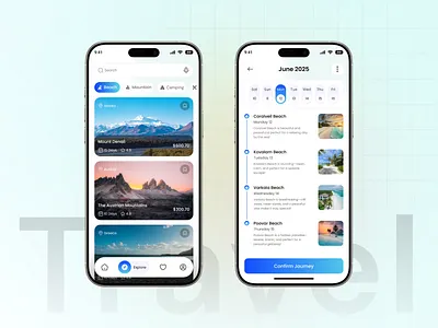 Travel Mobile App android app design app design app interface dark destination details page great design home screen illustration ios app mobile uf design modern app ui modern ui search tor guide tour planning app travel travel app ui ux visiting app