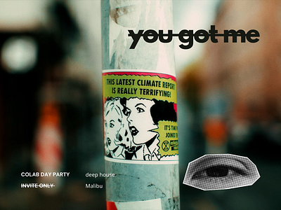 CoLAB | you got me 2 branding design music typography