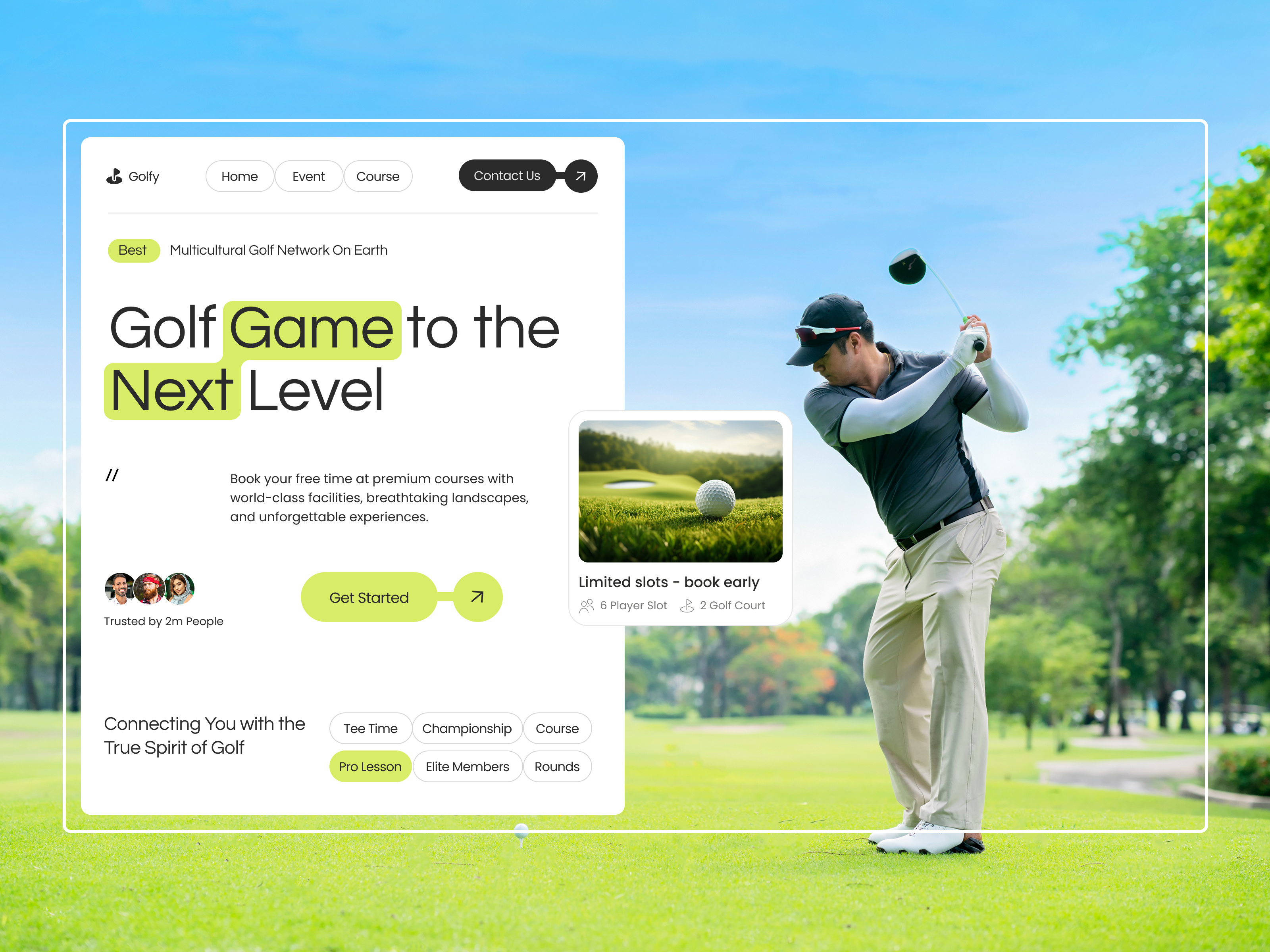 Example of Custom Website UI/UX Design (Figma)