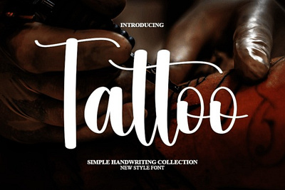 Tattoo Font bold font brochure font handwriting font headline font invitation font ligature font luxury font product font