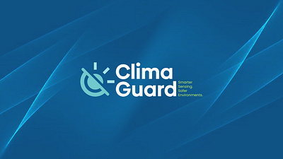 ClimaGuard Brand Identity brandidentity branding climate design graphic design logo logodesign packagingdesign weather forecast
