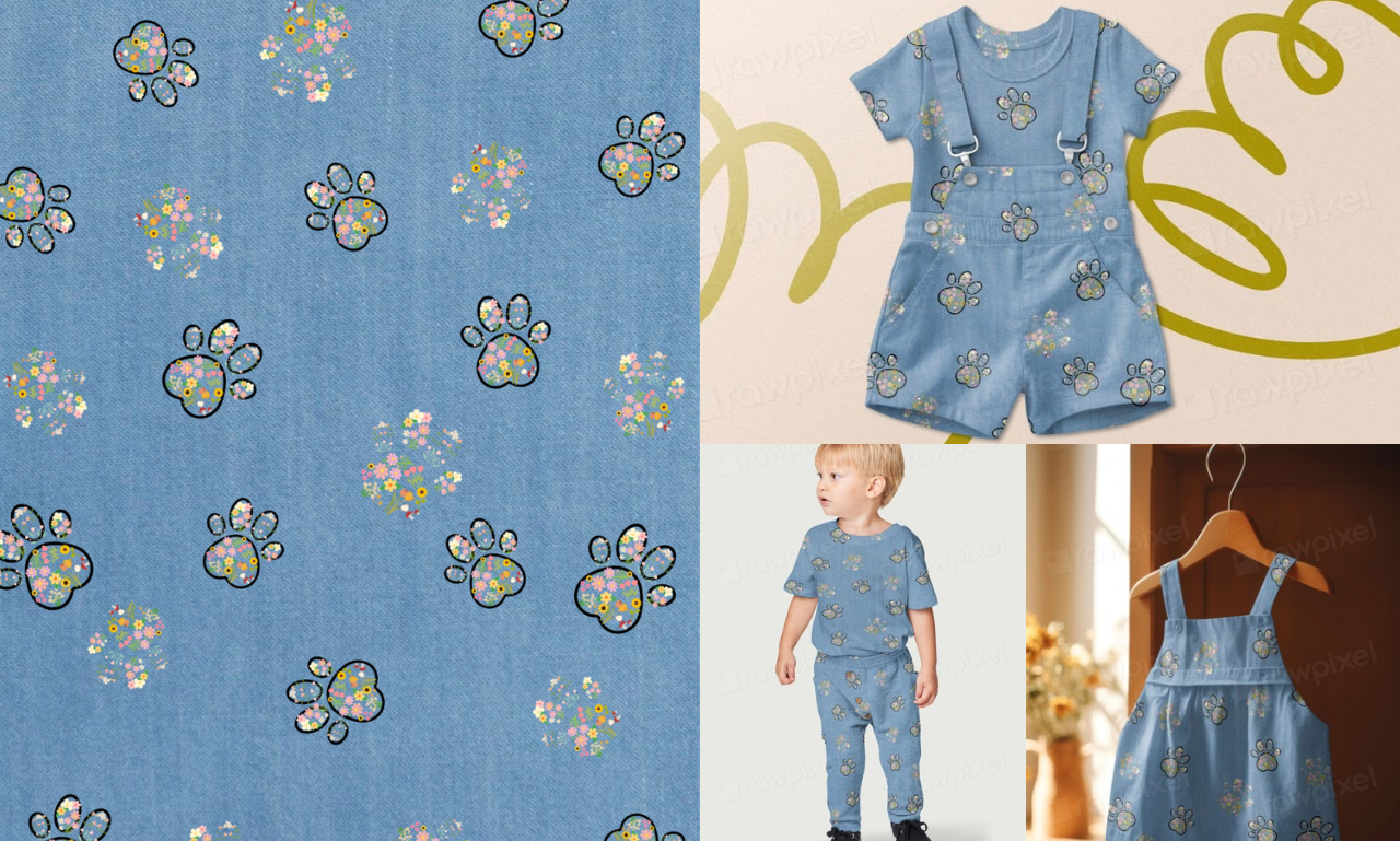 Example of Seamless Kids Pattern
