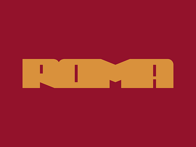 ROMA wordmark bold city design italy letter letterdesign letters logo logocreation logodesign roma rome sandro type type design typography vector word art wordmark