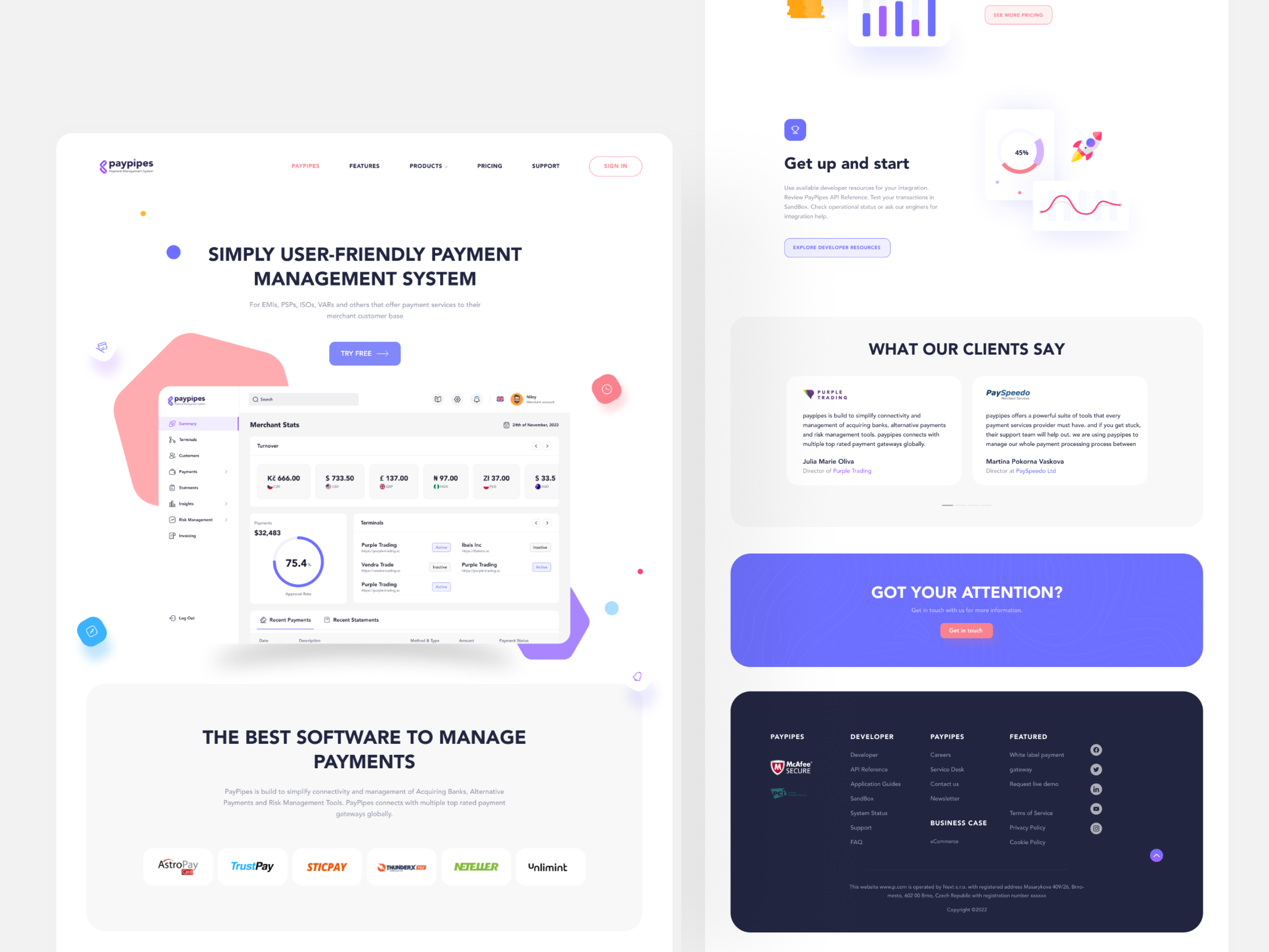 Paypipes — Modern Payment Management Platform UI. clean concept design figma fintech interface minimal pay payment paymentmanagement ui ui design ux web