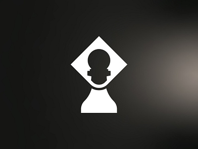 Pawn Chess Logo Design brand branding chess chess logo chess pawn design identity logo logo collection logo design logo maker logo service pawn pawn logo pawn rectangle pioneer logo
