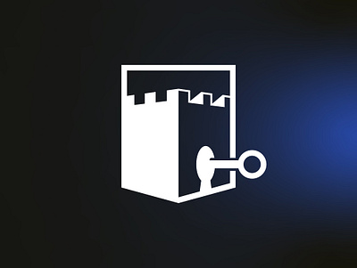 Castle Key Lock Logo Design brand branding castle emblem castle key logo castle kingdom castle logo design identity key logo kingdom logo kingdom security logo logo design logo maker logo service security castle security kingdom security logo