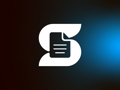 Letter S File or Paper Logo Design agency logo brand branding copywriting logo design document logo file logo initial s letter s logo logo design note logo office logo paper logo printing logo s document s file s logo s note s paper