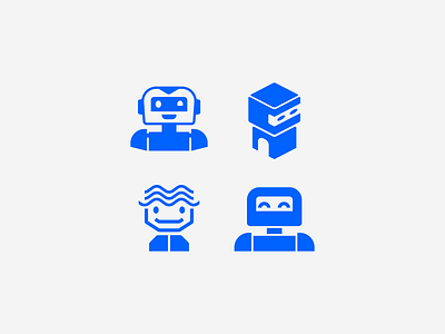 Robot logo ai b2b brand branding design graphic design logo logo design logo designer logodesign logodesigner logotype minimalism minimalistic modern robot saas tech web3