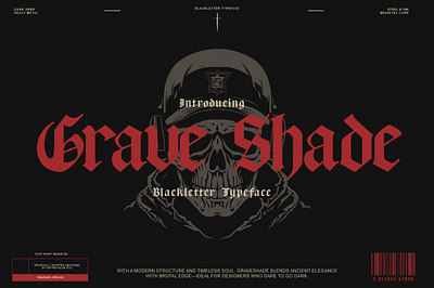 Grave Shade – Blackletter Typeface calligraphy gothic font free font