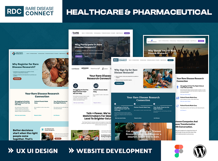 Healthcare & Pharmaceutical UI/UX Design & CMS Development by Yousuf ...