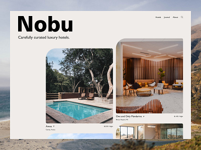 Nobu design hotel luxury product design ui ux