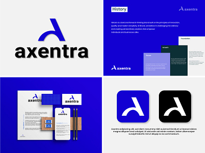 Modern Letter A Logo Design & Brand Identity branding brandingidentity graphic design letter a logo logo design modern