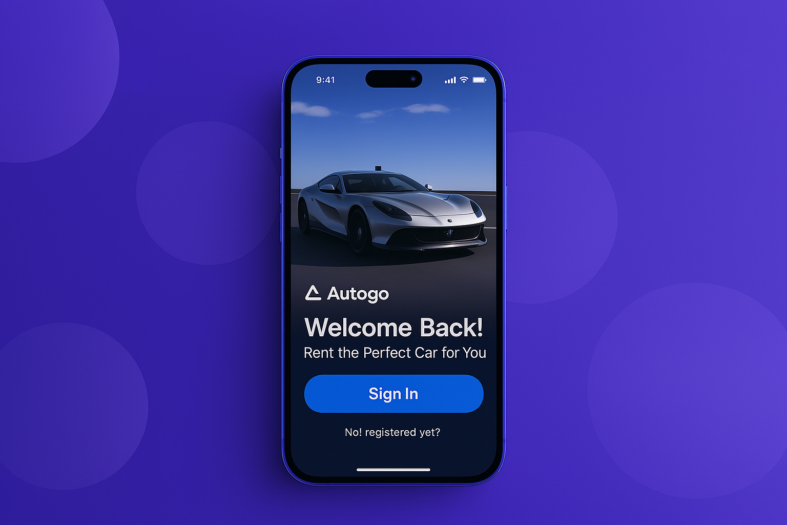 Autogo – Car Rental App UI Design 3d animation branding graphic design logo motion graphics ui