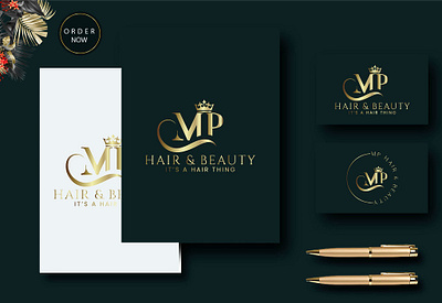 Hair and Beauty logo | luxury elegant modern logo design beauty logo branding creative design elegant logo graphic design hair and beauty logo hair logo logo luxury logo design minimalist logo modern logo vector
