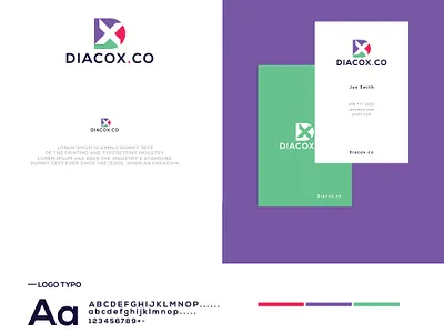 Diacox.co - App Logo Design Branding app logo athletic branding creative design graphic design illustration logo logo design logo design fashion logotype ux vector