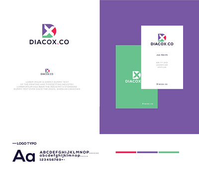Diacox.co - App Logo Design Branding app logo athletic branding creative design graphic design illustration logo logo design logo design fashion logotype ux vector