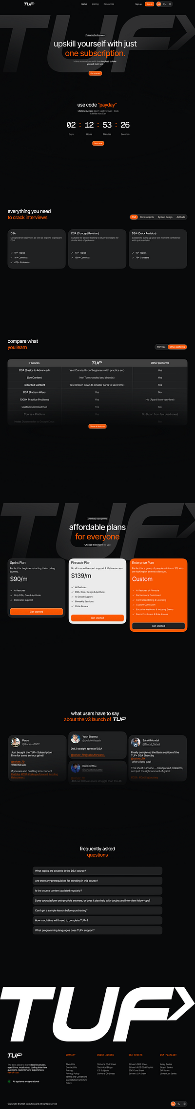TUF Homepage