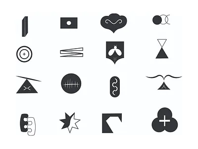 Abstract icon shapes abstractlogo branding creativeprocess creatives graphic design grid illustrator logo material designs minimaldesign shapes symboldesign ui vectorart