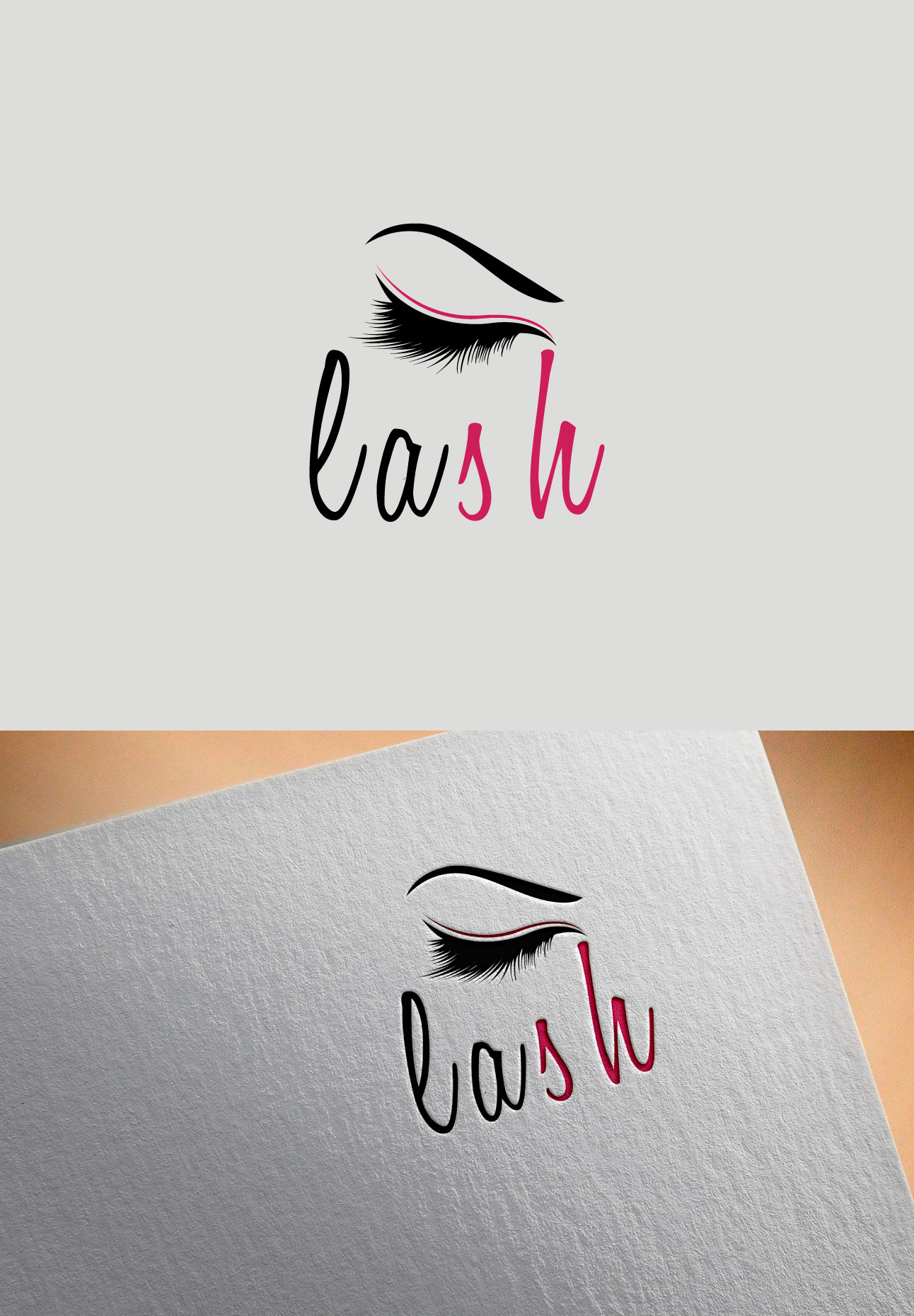 lash company business logo athletic branding creative design graphic design illustration lash logo design lashes logo logo vector
