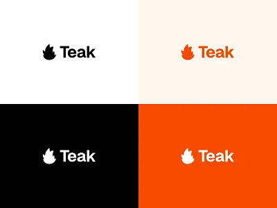 Teak Logo Design 🔥 branding design logo minimal saas ui web design