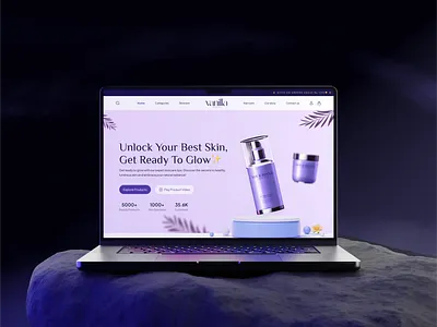 Vanilla – Skincare & Beauty Homepage Design beautybrand beautyecommerce beautylandingpage beautywebsite branding cosmeticsshop dribbbleshots ecommercedesign ecommerceux femininedesign figmadesign luxuryskincare minimalui moderndesign productpage productshowcase responsivedesign skincareui uiux webdesign