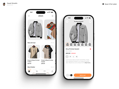 eCom App ✨ android app app design app ui branding design ecom ecom app ecom ui ecommerce fashion figma iphone iphone ui mobile mobile app mobile ui ui ui design