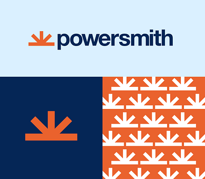 Logo lockup for Powersmith Solar brand branding identity logo