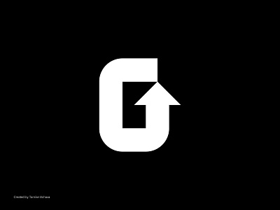 Modern Black 'G' Logo with Upward Arrow - Unique Graphic Design abstract g logo abstract logo design bolddesign branding creativedesign designinspiration g arrow logo graphicdesign letter g logo letterg logodesign minimalistlogo modernlogo startuplogo techlogo tornike uchava upward arrow logo upwardarrow vectorart