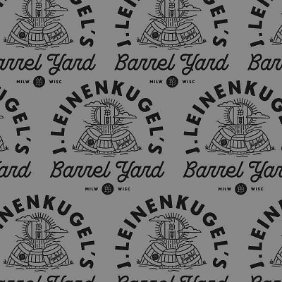 BARREL YARD barrel yard branding graphic design logo milwaukee rev pop