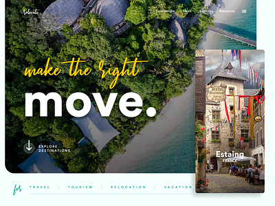 Relocate - website for travelers animation app azerbaijan baku branding design figma graphic design illustration logo motion graphics ui ui kit uiux