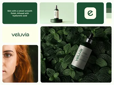 Veluvia cosmetic brand - branding branding cosmetic brand cosmetics design graphic design logo typography