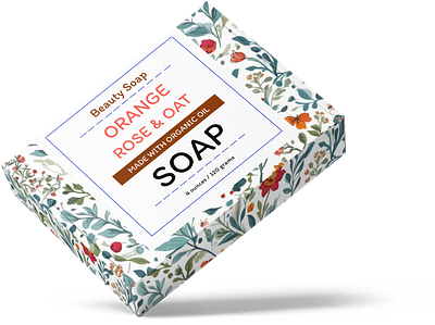 Orange Beauty Soap – Packaging Mockup