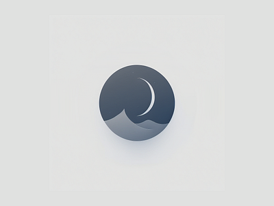 Sleepiest App - Logo Concept blue branding dark blue logo minimalistic moon stars