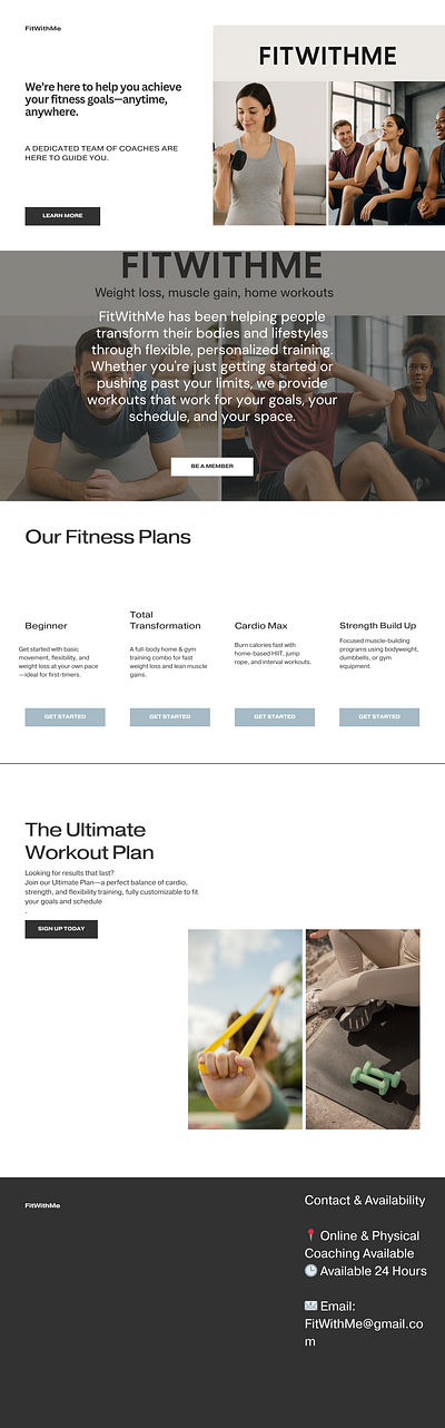 FitWithMe branding graphic design logo ui