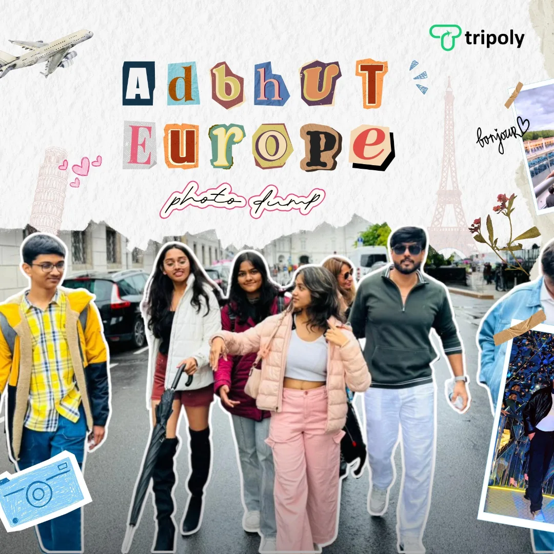 Europe Travel Carousal branding carousal design graphic design illustration marketing print vector visual